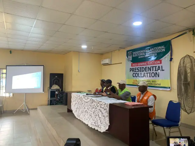 INEC collation centre Uyo