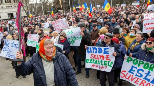 Акция протеста в Кишиневе