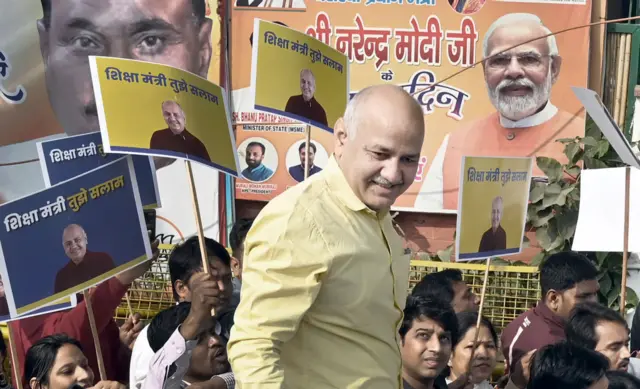 દિલ્હીના નાયબ મુખ્ય મંત્રી મનીષ સિસોદિયા