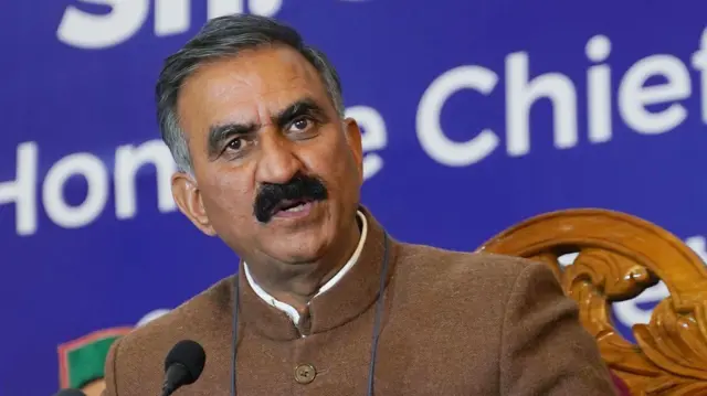 मुख्यमंत्री सुखविंदर सिंह सुक्खू