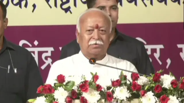 राष्ट्रीय स्वयंसेवक संघ के प्रमुख मोहन भागवत