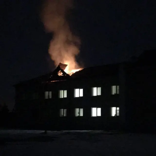 Минздрав Украины опубликовал фотографию гторящей поликлиники в своем "Фейсбуке"