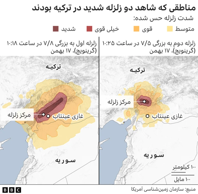 زمین لرزه در ترکیه