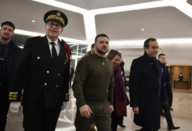 Зеленский в Париже