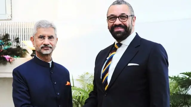 एस जयशंकर और जेम्स क्लेवरली