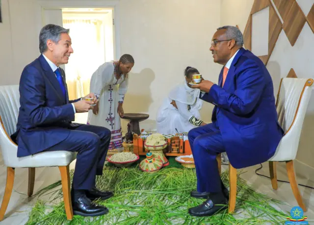 Anthony Blinken ezutela ndị ọchịchị mba Ethopia n'Addis Ababa bụ isiobodo mba ahụ.