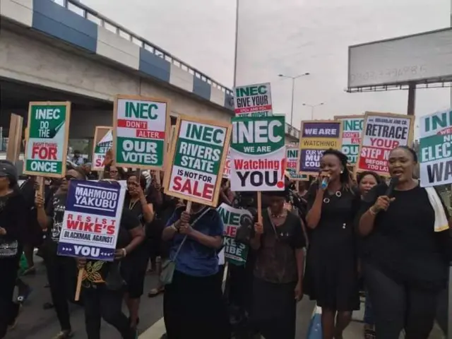 Port Harcourt women protest