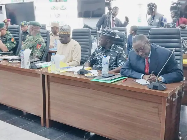 Inter-Agency Consultative Committee on Election Security meeting for INEC HQ, Abuja