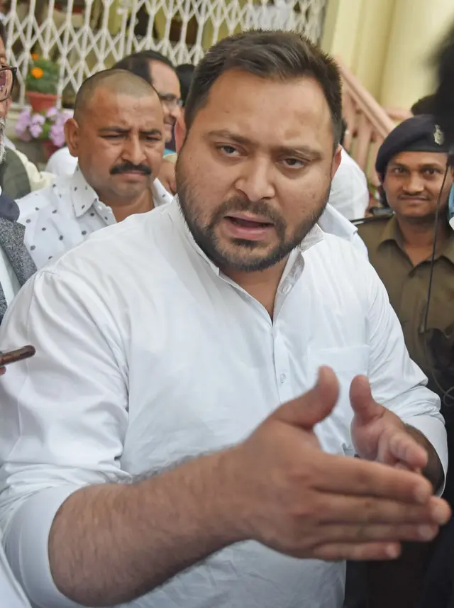 बिहार के उपमुख्यमंत्री तेजस्वी यादव