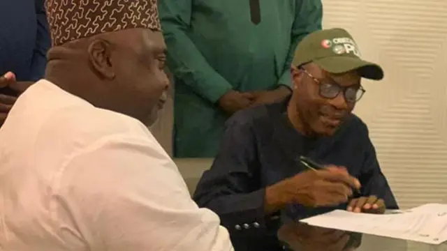 (LR) Ladi Adebutu and Kehinde Sogunle