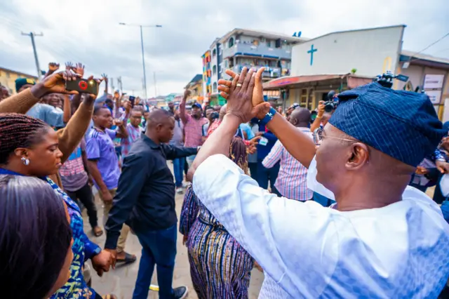 APC govnorship candidate Sanwo-Olu cast im vote