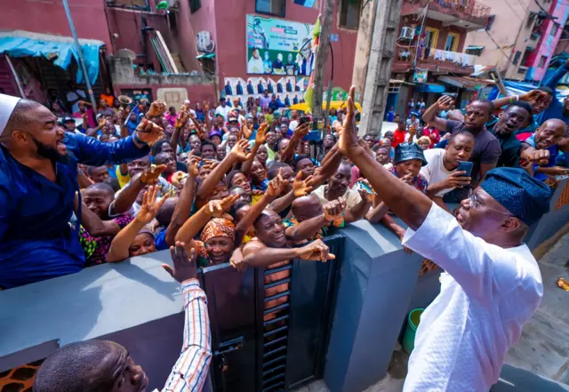 APC govnorship candidate Sanwo-Olu cast im vote