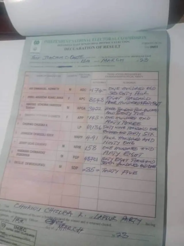 Senator Nnamani lose Enugu Senate seat to LP candidate wey replace slain brother