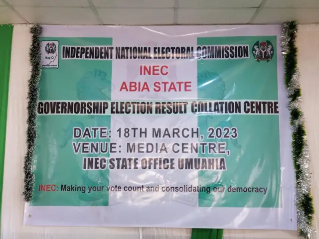 INEC Abia Collation centre