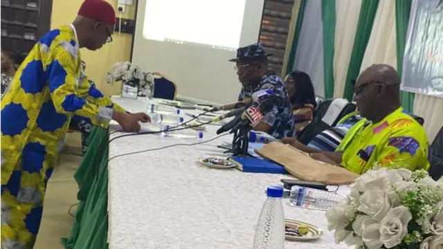 Degema LGA dey present dia results