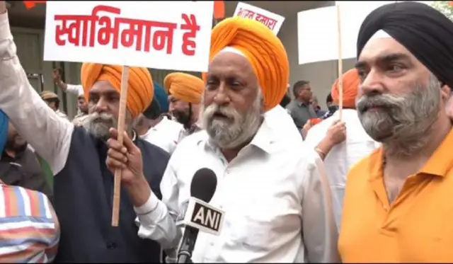 प्रदर्शनकारी सिख