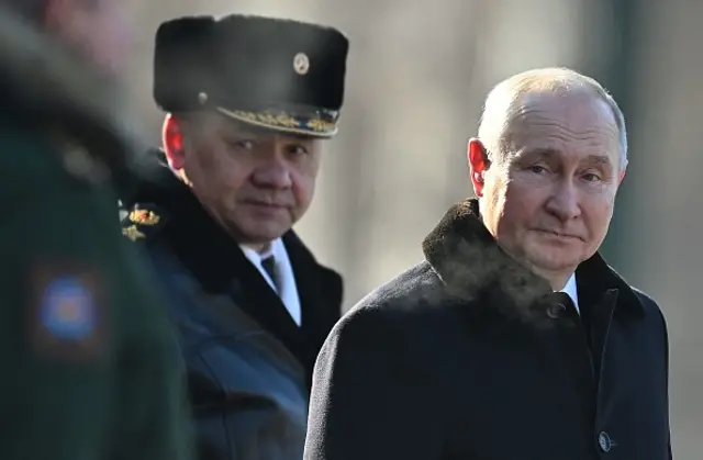 Сергей Шойгу и Владимир Путин