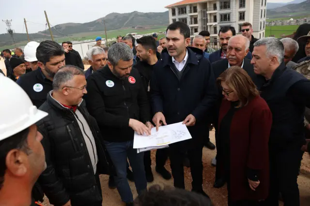 murat kurum deprem bölgesi inşaat