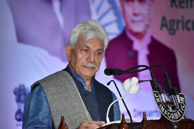 जम्मू-कश्मीर के उपराज्यपाल मोनज सिन्हा