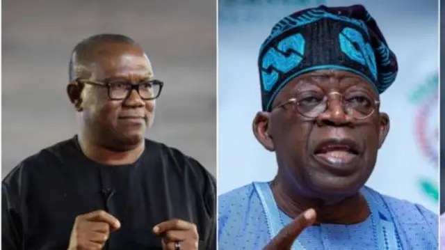 Peter Obi na Bola Tinubu