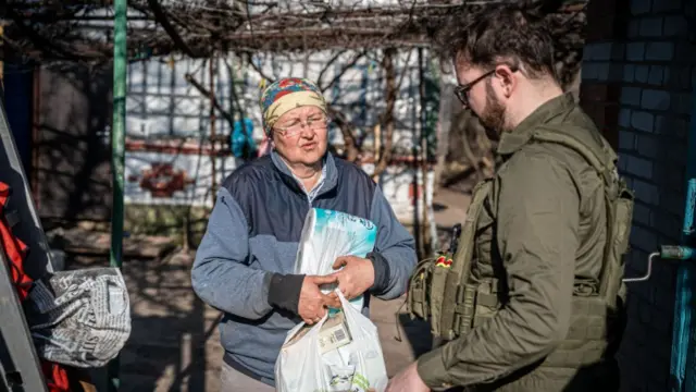 Жительница Бахмута