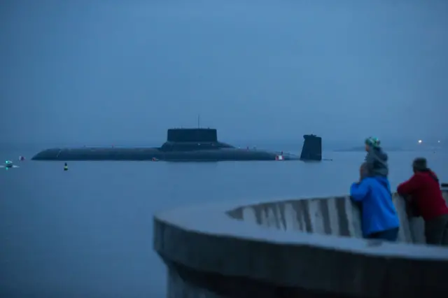 Атомная подводная лодка "Дмитрий Донской"