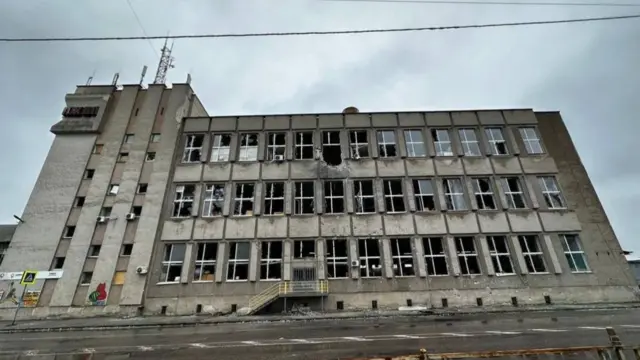 производственное помещение "Укрпочты" в Херсоне