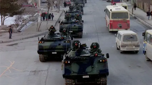 28 Şubat'ta Sincan'daki tanklar