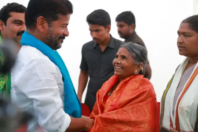 రేవంత్ రెడ్డి, గంగవ్వ