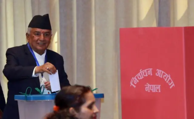 नेपाल के नवनिर्वाचित राष्ट्रपति रामचंद्र पौडेल