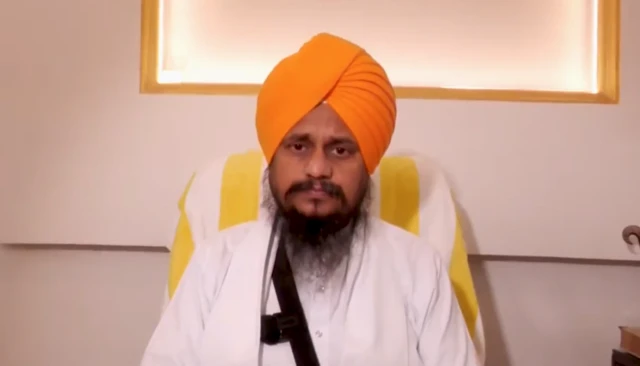 ਅਕਾਲ ਤਖਤ ਦੇ ਜਥੇਦਾਰ ਗਿਆਨੀ ਹਰਪ੍ਰੀਤ ਸਿੰਘ