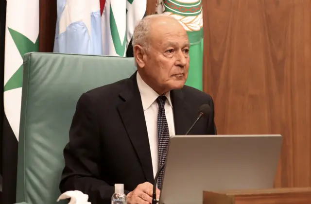 صورة أرشيفية للأمين العام لجامعة الدول العربية أحمد أبو الغيط