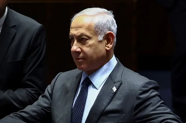 رئيس الوزراء الإسرائيلي بنيامين نتنياهو