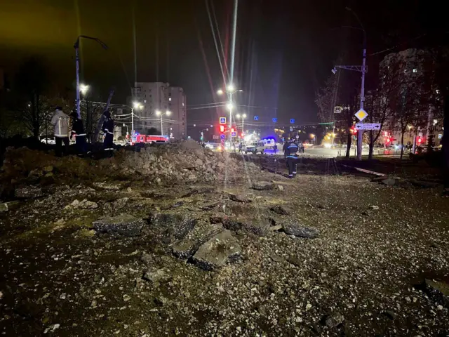 На месте взрывав Белгороде