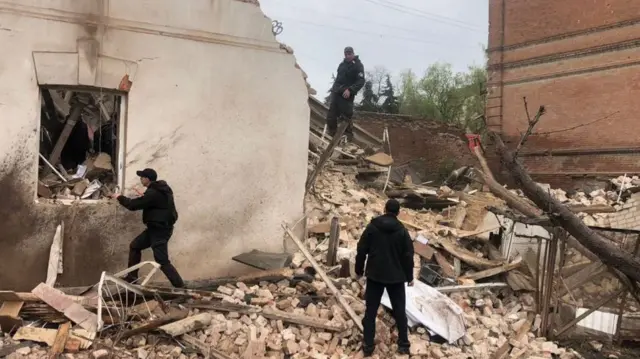 Ракетный обстрел Купянска