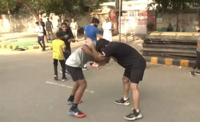 రెజ్లింగ్ ప్రాక్టీస్