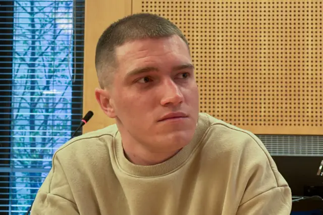 Андрей Медведев во время суда