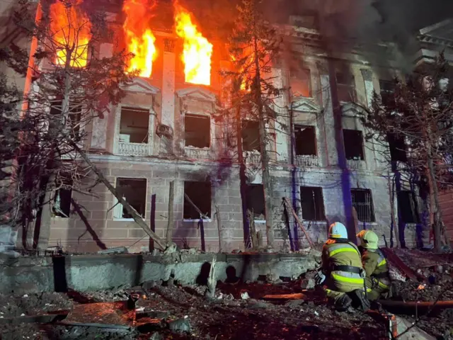Николаев, последствия ракетного удара