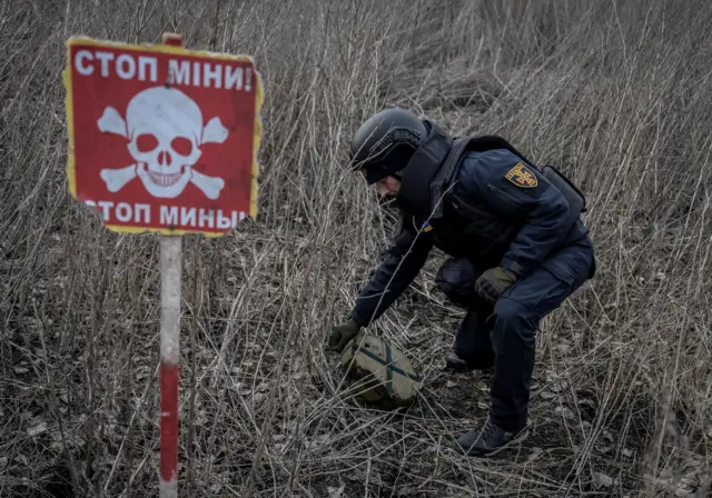 Разминирование в Харьковской области