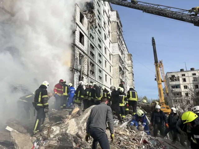 Последствия удара в Умани