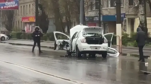 видео предположительно с места взрыва