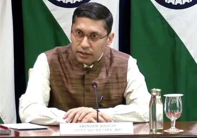विदेश मंत्रालय के प्रवक्ता अरिंदम बागची