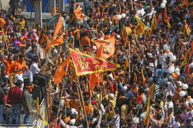 जहांगीरपुरी इलाके में मनाई गई हनुमान जयंती