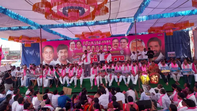 బీఆర్ఎస్ నిరసనలు