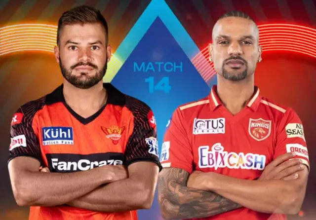 पंजाब किंग्स vs सनराइजर्स हैदराबाद