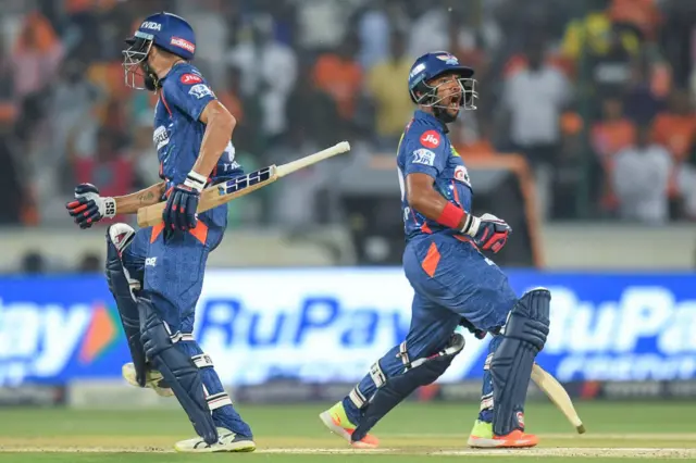 హైదరాబాద్‌పై లక్నో విజయం