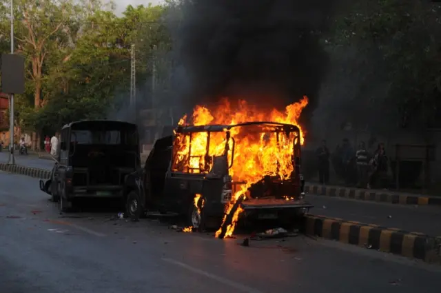 پنجاب میں پُرتشدد مظاہرے