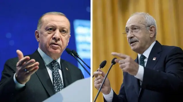 Recep Tayyip Erdogan na Kemal Kilicdaroglu