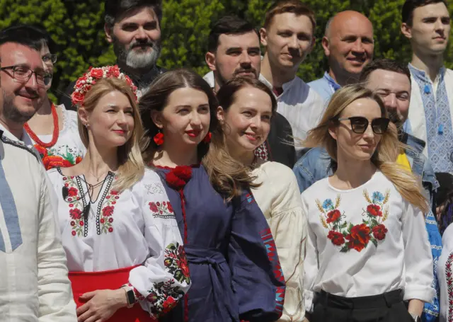 День вышиванки в Киеве