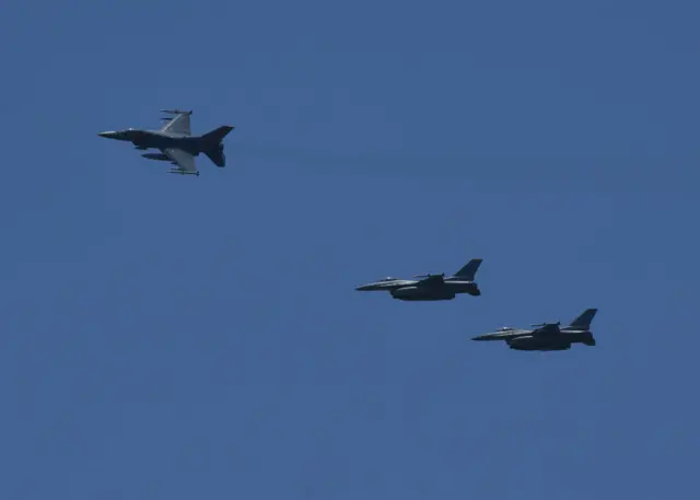 Истребители F-16 на американо-филиппинских учениях